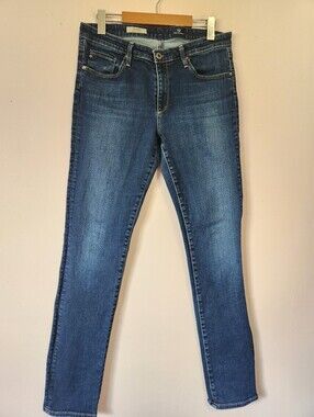 AG Adriano Goldschmied The Harper Essential Straight Leg Denim Jeans Size 30R